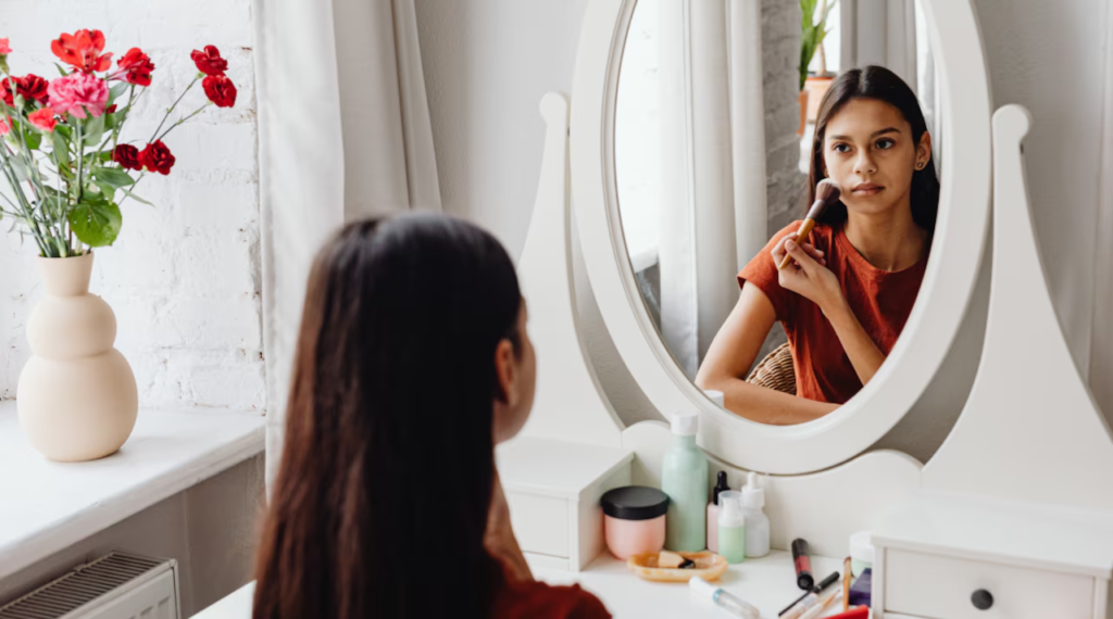 Beauty trends 2026 with simple skincare tips, glowing skin care, and healthy hair ideas.