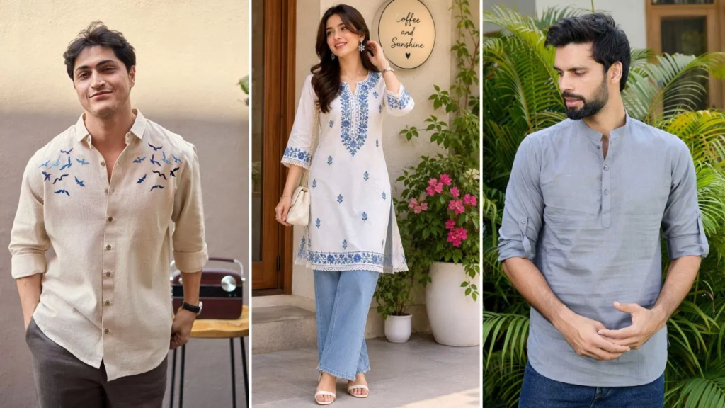 Fashion Guide 2026 featuring trending clothes, stylish colors, modern outfit ideas, jeans, dresses, Indian wear, co-ord sets, sneakers, and everyday fashion accessories.